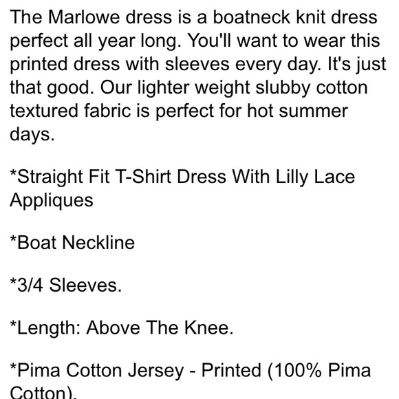 Lilly Pulitzer Marlow Dress A Mermaids Tale NWOT - Picture 9 of 9